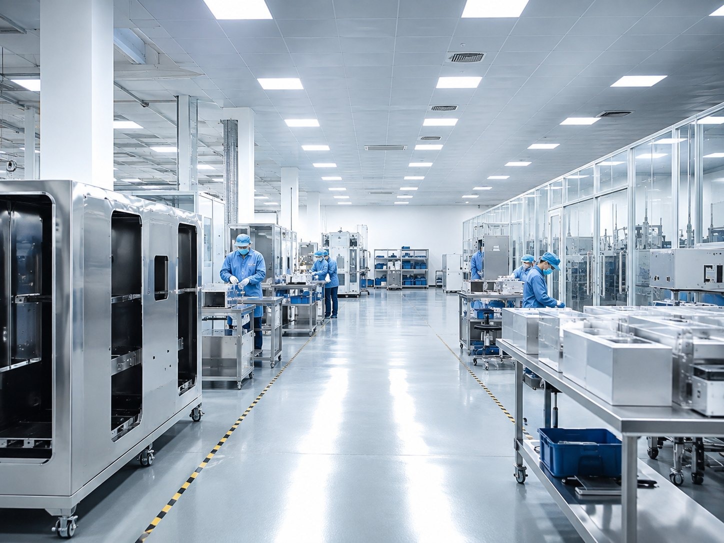 BAIHANGDA cleanroom equipment manufacturing facility