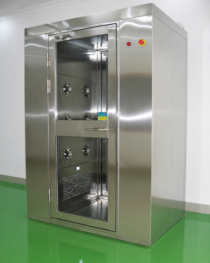 Cleanroom air shower equipment